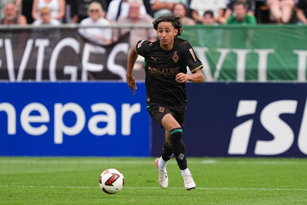05.08.2026, xydrx, Fußball, Testspiel, FC Rottach-Egern - Borussia Mönchengladbach, Saison 2026 2027, Stadion am Birkenmoos: Wael Mohya (Borussia Moenchengladbach, 36) DFB regulations prohibit any use of photographs as image sequences and or quasi-video. Copyright: HMBxMedia YannisxDreimann