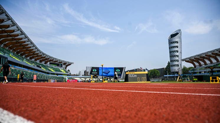 World Athletics U20 Championships Oregon 2026 EUGENE, UNITED STATES OF AMERICA - AUGUST 5, 2026 : Impressions of the World Athletics U20 Championships Oregon 2026 at Hayward Field on August 5, 2026 in Eugene, United States Of America. Copyright: xBEAUTIFULxSPORTS DecaxText&Bildx