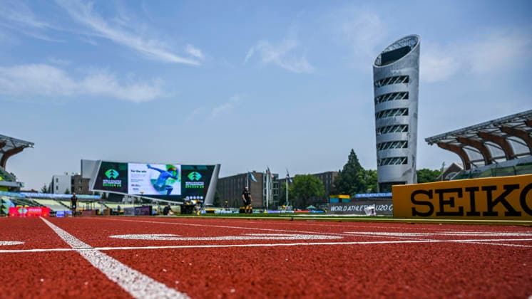 World Athletics U20 Championships Oregon 2026 EUGENE, UNITED STATES OF AMERICA - AUGUST 5, 2026 : Impressions of the World Athletics U20 Championships Oregon 2026 at Hayward Field on August 5, 2026 in Eugene, United States Of America. Copyright: xBEAUTIFULxSPORTS DecaxText&Bildx