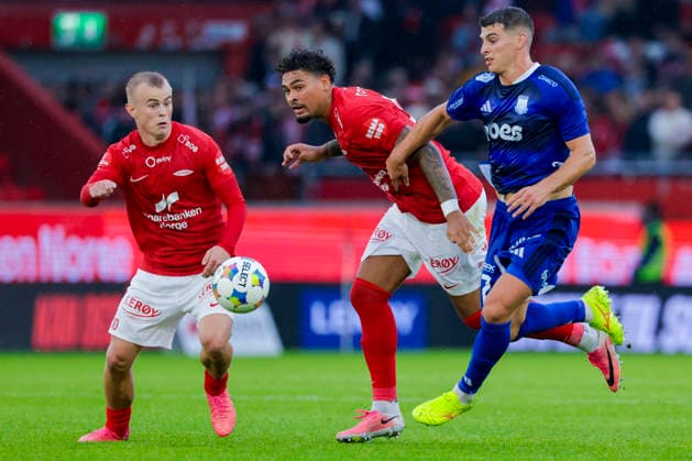 UEFA Conference League 2026 Brann Apollon Limassol Bergen 20260805 Brann s Eggert Aron Gudmundsson in the UEFA Conference League soccer match between SK Brann and Apollon Limassol at Brann Stadium. Photo: Paul S. Amundsen, NTB, Bergen, Norway. EDEDITORIAL USE ONLY; RESTRICTED USE FOR BETTING COMPANIES  Copyright: xPaulxS.xAmundsenx xNTBx