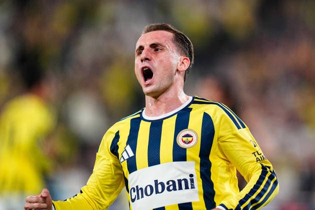 Fenerbahce SK v Sturm Graz - UEFA Champions League 2026 27 Third Qualifying Round First Leg Kerem Akturkoglu of Fenerbahce celebrates his team s first goal during the UEFA Champions League 2026 27 third qualifying round first leg match between Fenerbahce SK and Sturm Graz at Fenerbahce Sükrü Saracoglu Spor Kompleksi on August 05, 2026 in Istanbul, Turkey. Istanbul Fenerbahce Sükrü Saracoglu Spor Kompleksi Istanbul Turkey Copyright: xxYagizxGurtugx
