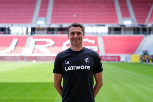 Daniel Wolf (SC Freiburg, Athletiktrainer); SC Freiburg; 1.BL, Bundesliga, Porträttermin 2026 2027 Freiburg Europa-Park Stadion Baden-Wuerttemberg Deutschland Copyright: AA_STEINSIEK.CH