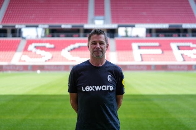 Stefan Spohn (SC Freiburg, Busfahrer); SC Freiburg; 1.BL, Bundesliga, Porträttermin 2026 2027 Freiburg Europa-Park Stadion Baden-Wuerttemberg Deutschland Copyright: AA_STEINSIEK.CH