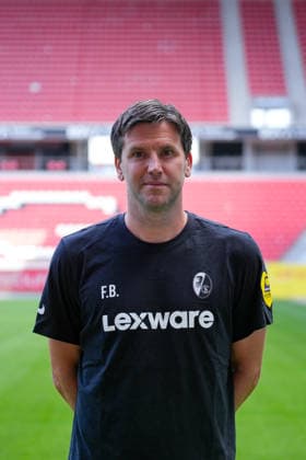 Florian Bruns (SC Freiburg, Co-Trainer); SC Freiburg; 1.BL, Bundesliga, Porträttermin 2026 2027 Freiburg Europa-Park Stadion Baden-Wuerttemberg Deutschland Copyright: AA_STEINSIEK.CH