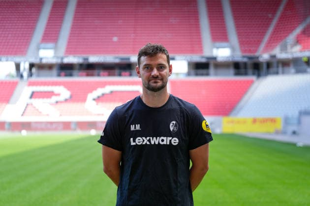 Michael Mueller (SC Freiburg, Torwart-Trainer); SC Freiburg; 1.BL, Bundesliga, Porträttermin 2026 2027 Freiburg Europa-Park Stadion Baden-Wuerttemberg Deutschland Copyright: AA_STEINSIEK.CH