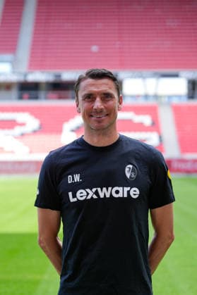 Daniel Wolf (SC Freiburg, Athletiktrainer); SC Freiburg; 1.BL, Bundesliga, Porträttermin 2026 2027 Freiburg Europa-Park Stadion Baden-Wuerttemberg Deutschland Copyright: AA_STEINSIEK.CH