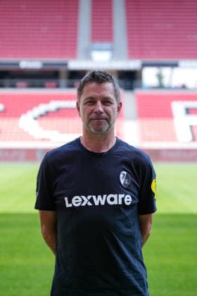 Stefan Spohn (SC Freiburg, Busfahrer); SC Freiburg; 1.BL, Bundesliga, Porträttermin 2026 2027 Freiburg Europa-Park Stadion Baden-Wuerttemberg Deutschland Copyright: AA_STEINSIEK.CH