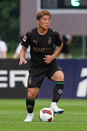 05.08.2026, xydrx, Fußball, Testspiel, FC Rottach-Egern - Borussia Mönchengladbach, Saison 2026 2027, Stadion am Birkenmoos: Zento Uno (Borussia Moenchengladbach, 47) DFB regulations prohibit any use of photographs as image sequences and or quasi-video. Copyright: HMBxMedia YannisxDreimann