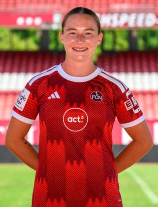 04.08.2026 - 1. FC Nürnberg FCN ( Club Clubfrauen ) - 1. Frauen Fussball Bundesliga BL - Saison 2026 2027 - Fototermin Porträttermin Vorstellung Präsentation Pressetermin - - xwoxzix - Einzelbild Einzelfoto Portrait Porträt Kopfbild - Zuzanna Grzywinska (16, 1. FC Nürnberg FCN )