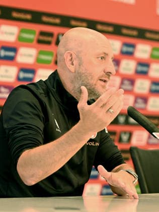 Fussball - 2. Bundesliga - Saison 2026 27 1. FC Kaiserslautern 06.08.2026 Fritz-Walter-Stadion Pressekonferenz vor dem Beginn der Saison Trainer Torsten LIEBERKNECHT (1. FC Kaiserslautern) 1. FC Kaiserslautern