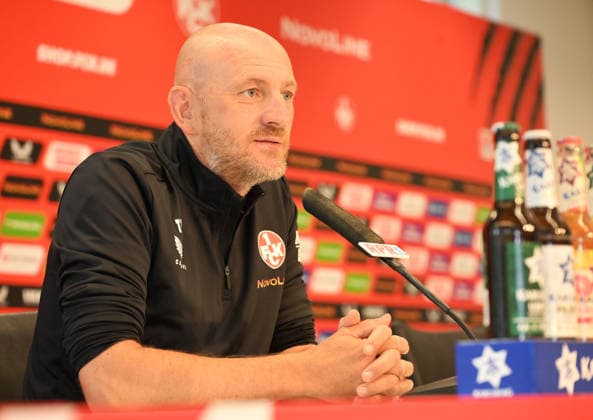 Fussball - 2. Bundesliga - Saison 2026 27 1. FC Kaiserslautern 06.08.2026 Fritz-Walter-Stadion Pressekonferenz vor dem Beginn der Saison Trainer Torsten LIEBERKNECHT (1. FC Kaiserslautern) 1. FC Kaiserslautern