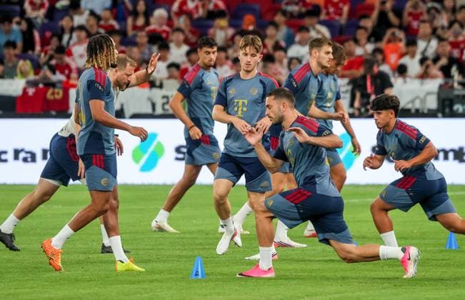 HKG, Arijon Ibrahimovic (Bayern Muenchen 22), Training FC Bayern Muenchen in Kowloon, Hong Kong am 06. 08.2026, Saison 2026-27, Training FC Bayern Muenchen in Kowloon, Hong Kong am 06. 08.2026, Saison 2026-27 Hong Kong Copyright: xEibner-Pressefotox EP_JNL