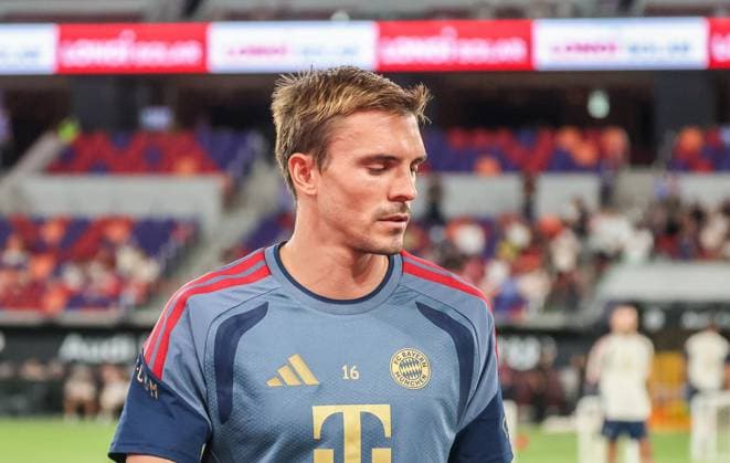 HKG, Joao Palhinha (Bayern Muenchen 16), Training FC Bayern Muenchen in Kowloon, Hong Kong am 06. 08.2026, Saison 2026-27, Training FC Bayern Muenchen in Kowloon, Hong Kong am 06. 08.2026, Saison 2026-27 Hong Kong Copyright: xEibner-Pressefotox EP_JNL