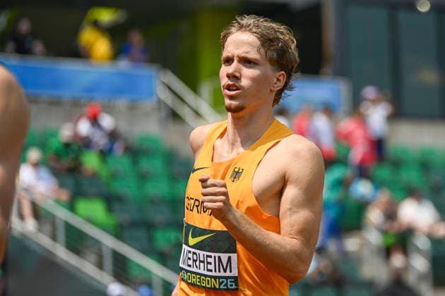 World Athletics U20 Championships Oregon 2026 EUGENE, UNITED STATES OF AMERICA - AUGUST 6, 2026 : Jan Emanuel Merheim (GER) competing during the World Athletics U20 Championships Oregon 2026 at Hayward Field on August 6, 2026 in Eugene, United States Of America. Copyright: xBEAUTIFULxSPORTS DecaxText&Bildx