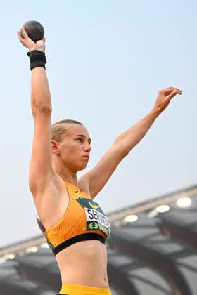 World Athletics U20 Championships Oregon 2026 EUGENE, UNITED STATES OF AMERICA - AUGUST 6, 2026 : Elenor Servatius (GER) competing during the World Athletics U20 Championships Oregon 2026 at Hayward Field on August 6, 2026 in Eugene, United States Of America. Copyright: xBEAUTIFULxSPORTS DecaxText&Bildx