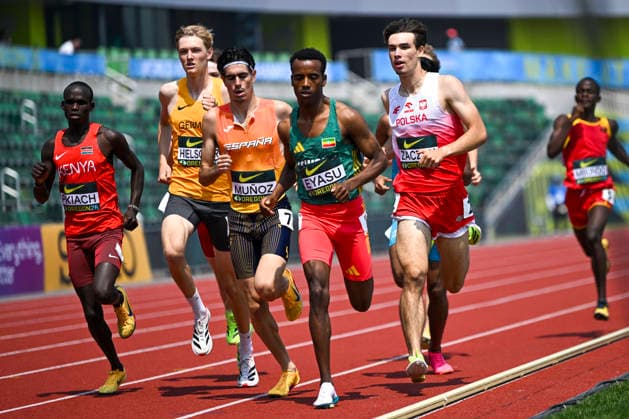 World Athletics U20 Championships Oregon 2026 EUGENE, UNITED STATES OF AMERICA - AUGUST 6, 2026 : Theo Hielscher (GER) competing during the World Athletics U20 Championships Oregon 2026 at Hayward Field on August 6, 2026 in Eugene, United States Of America. Copyright: xBEAUTIFULxSPORTS DecaxText&Bildx