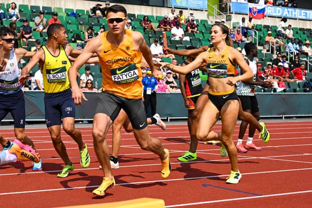 World Athletics U20 Championships Oregon 2026 EUGENE, UNITED STATES OF AMERICA - AUGUST 6, 2026 : Michal Fatyga, Ida Carlotta Schröder (GER) competing during the World Athletics U20 Championships Oregon 2026 at Hayward Field on August 6, 2026 in Eugene, United States Of America. Copyright: xBEAUTIFULxSPORTS DecaxText&Bildx