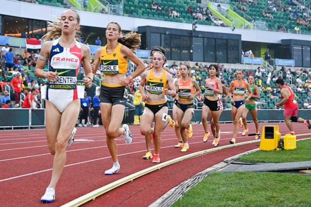 World Athletics U20 Championships Oregon 2026 EUGENE, UNITED STATES OF AMERICA - AUGUST 6, 2026 : Julia Ehrle, Gloria Herold (GER) competing during the World Athletics U20 Championships Oregon 2026 at Hayward Field on August 6, 2026 in Eugene, United States Of America. Copyright: xBEAUTIFULxSPORTS DecaxText&Bildx