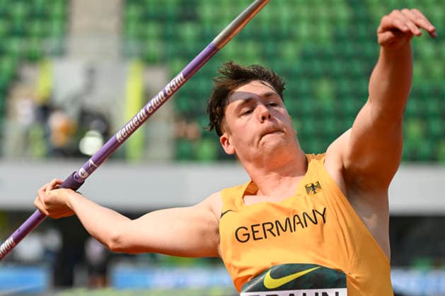 World Athletics U20 Championships Oregon 2026 EUGENE, UNITED STATES OF AMERICA - AUGUST 6, 2026 : Mogens Braun (GER) competing during the World Athletics U20 Championships Oregon 2026 at Hayward Field on August 6, 2026 in Eugene, United States Of America. Copyright: xBEAUTIFULxSPORTS DecaxText&Bildx
