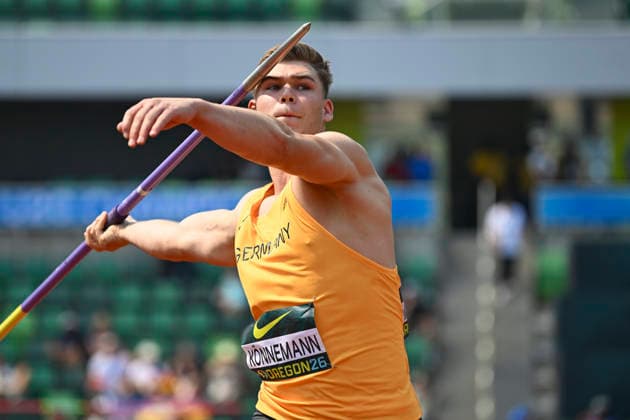 World Athletics U20 Championships Oregon 2026 EUGENE, UNITED STATES OF AMERICA - AUGUST 6, 2026 : Niklas Könnemann (GER) competing during the World Athletics U20 Championships Oregon 2026 at Hayward Field on August 6, 2026 in Eugene, United States Of America. Copyright: xBEAUTIFULxSPORTS DecaxText&Bildx