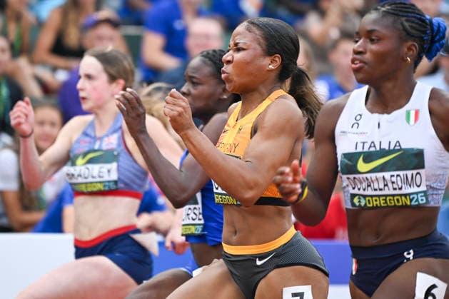 World Athletics U20 Championships Oregon 2026 EUGENE, UNITED STATES OF AMERICA - AUGUST 6, 2026 : Lena Anochili (GER) competing during the World Athletics U20 Championships Oregon 2026 at Hayward Field on August 6, 2026 in Eugene, United States Of America. Copyright: xBEAUTIFULxSPORTS DecaxText&Bildx