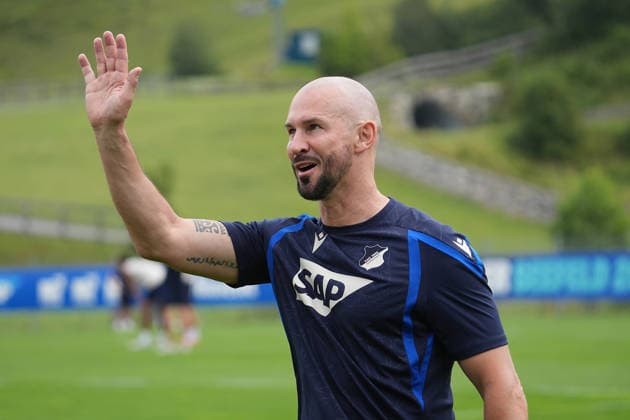06.08.2026, Stadion Seefeld, Seefeld, Trainingslager TSG Hoffenheim in Seefeld 2026 , Trainer Christian Ilzer (Hoffenheim) (Photo by Hasan Bratic DeFodi Images) -