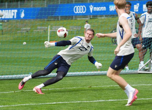 06.08.2026, Stadion Seefeld, Seefeld, Trainingslager TSG Hoffenheim in Seefeld 2026 , Torwart Luca Philipp (Hoffenheim) (Photo by Hasan Bratic DeFodi Images) -