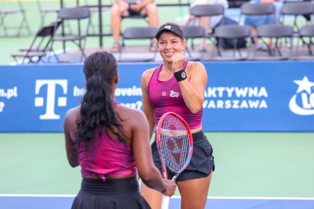 WARSZAWA 06.08.2026 TURNIEJ WTA, Tennis Damen 125 WARSAW T-MOBILE POLISH OPEN - CWIERCFINAL --- TENNIS TOURNAMENT WTA 125 WARSAW T-MOBILE POLISH OPEN - QUARTERFINAL MATCH WERONIKA FALKOWSKA FOT. ANNA KLEPACZKO FOTOPYK NEWSPIX.PL --- newspix.pl 