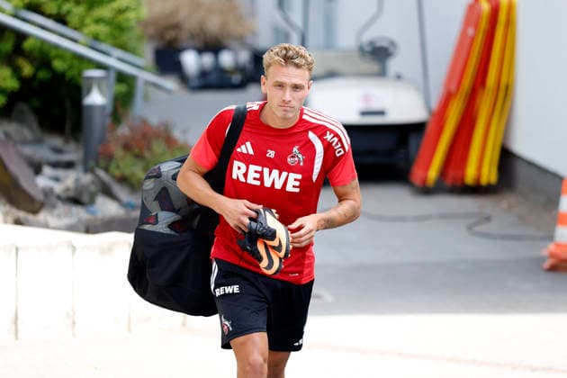 Fußballspieler Sebastian Sebulonsen (Abwehr) beim öffentlichen Training des 1. FC Köln am Geißbockheim. Köln, 06.08.2026 (DFL DFB REGULATIONS PROHIBIT ANY USE OF PHOTOGRAPHS as IMAGE SEQUENCES and or QUASI-VIDEO) NRW Deutschland Copyright: xChristophxHardtx