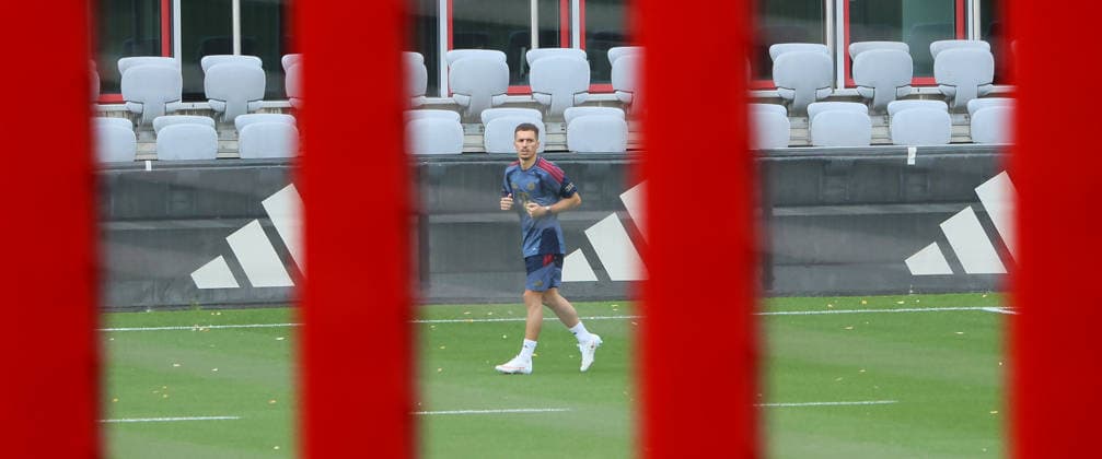 06.08.2026, FC Bayern Muenchen Training, Fussball, im Bild: Bryan Zaragoza (FC Bayern Muenchen)