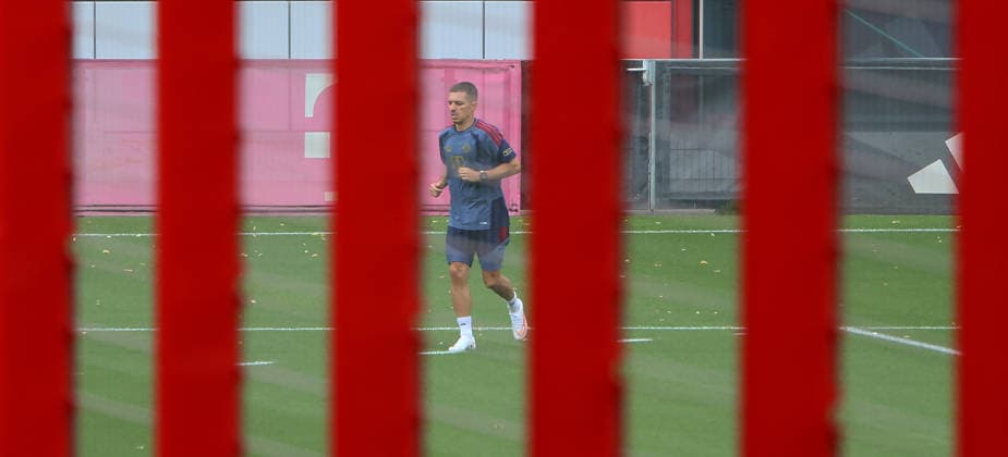 06.08.2026, FC Bayern Muenchen Training, Fussball, im Bild: Bryan Zaragoza (FC Bayern Muenchen)