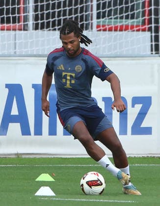 06.08.2026, FC Bayern Muenchen Training, Fussball, im Bild: Serge Gnabry (FC Bayern Muenchen)