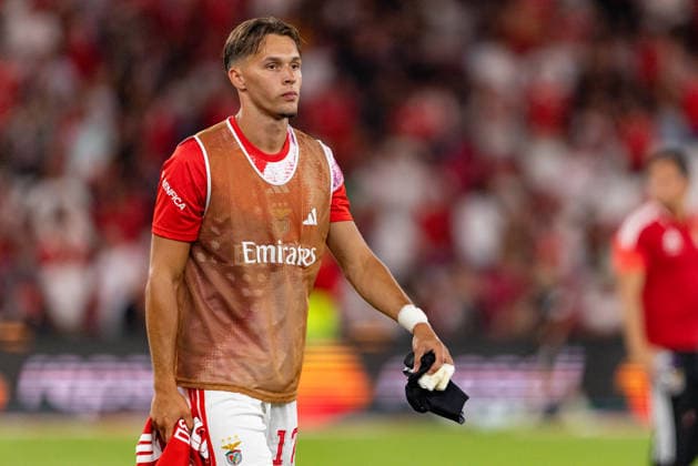 Amar Dedic seen during UEFA Europa League qualifying game between teams of SL Benfica and Heart of Midlothian FC (Maciej Rogowski Ball Raw Images PT) Lisbon Estadio Da Luz Portugal Copyright: xMaciejxRogowskix ROG_BENvHER-095