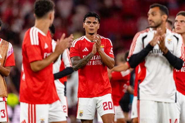 Richard Rios seen during UEFA Europa League qualifying game between teams of SL Benfica and Heart of Midlothian FC (Maciej Rogowski Ball Raw Images PT) Lisbon Estadio Da Luz Portugal Copyright: xMaciejxRogowskix ROG_BENvHER-097