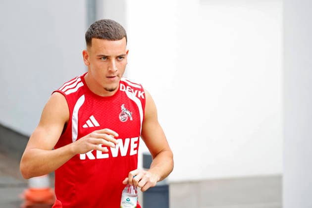Fußballspieler Said El Mala (Mittelfeld) beim öffentlichen Training des 1. FC Köln am Geißbockheim. Köln, 06.08.2026 (DFL DFB REGULATIONS PROHIBIT ANY USE OF PHOTOGRAPHS as IMAGE SEQUENCES and or QUASI-VIDEO) NRW Deutschland Copyright: xChristophxHardtx