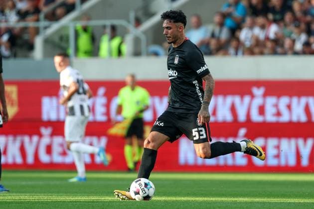 06.August.2026 - SOCCER - 2026 27 UEFA EUROPA LEAGUE, Third Qualifying Round, 1st Leg FC Hradec Kralove vs Besiktas JK Emirhan Topcu (Besiktas) is in action Hradec Kralove Hradec Kralove, Czech Republic Malsovicka Arena Malsovicka Arena Czech Republic Copyright: xYigitxOermex xPsxImagesxYigitxOermex xPsxImagesx