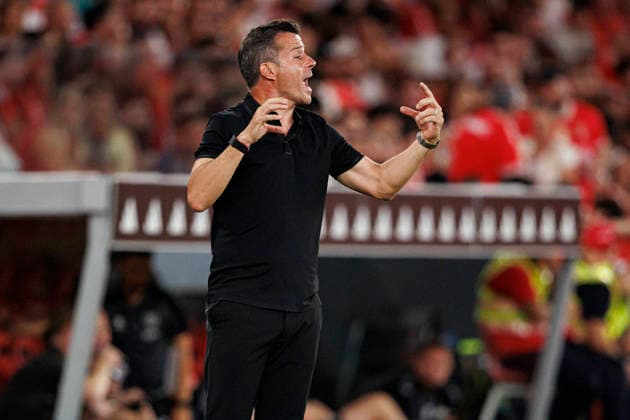 August 6, 2026, Lisbon, Portugal: Head Coach Marco Silva (SL Benfica) seen during the UEFA Europa League third round qualifying game between teams of SL Benfica and Heart of Midlothian FC at Estadio Da Luz. Final score; SL Benfica 6:1 Heart of Midlothian FC SL Benfica Vs Heart Of Midlothian FC In Lisbon - 06 Aug 2026  - ZUMAs197 20260806_aaa_s197_227 Copyright: xMaciejxRogowskix