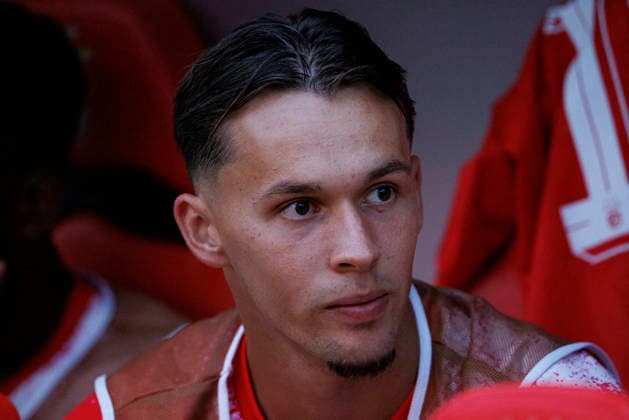 Amar Dedic seen during UEFA Europa League qualifying game between teams of SL Benfica and Heart of Midlothian FC (Maciej Rogowski Ball Raw Images PT) Lisbon Estadio Da Luz Portugal Copyright: xMaciejxRogowskix maciejrogowski_slbenfica_hearts_2627_5-19