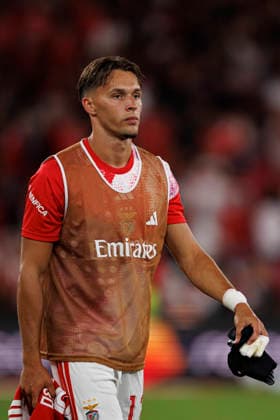 Amar Dedic seen during UEFA Europa League qualifying game between teams of SL Benfica and Heart of Midlothian FC (Maciej Rogowski Ball Raw Images PT) Lisbon Estadio Da Luz Portugal Copyright: xMaciejxRogowskix maciejrogowski_slbenfica_hearts_2627_5-335