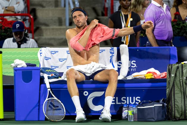 August 6, 2026, Montreal, Quebec, Canada: ARTHUR RINDERKNECH from France in match against Frances Tiafoe (15) from USA in third round at Canadian Open at IGA stadium in Montreal, Quebec, Canada on 2026-08-06 Montreal Canada - ZUMAl189 20260806_zsp_l189_140 Copyright: xYannickxLegarex