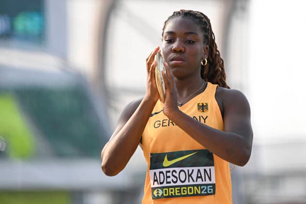World Athletics U20 Championships Oregon 2026 EUGENE, UNITED STATES OF AMERICA - AUGUST 7, 2026 : Favour Adesokan (GER) competes in the discus throw during the World Athletics U20 Championships Oregon 2026 at Hayward Field on August 7, 2026 in Eugene, United States Of America. Copyright: xBEAUTIFULxSPORTS DecaxText&Bildx