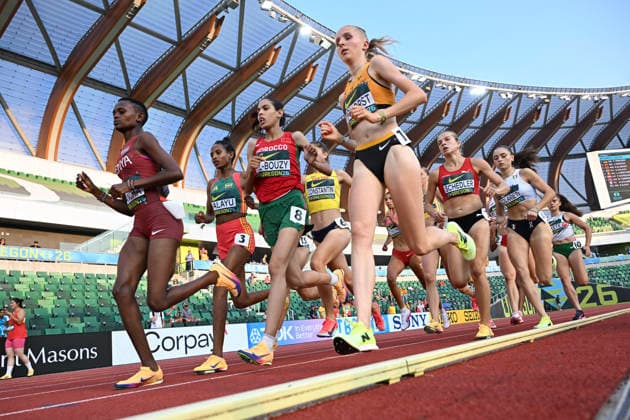 World Athletics U20 Championships Oregon 2026 EUGENE, UNITED STATES OF AMERICA - AUGUST 7, 2026 : Paula Terhorst (GER) competing in the 1500m during the World Athletics U20 Championships Oregon 2026 at Hayward Field on August 7, 2026 in Eugene, United States Of America. Copyright: xBEAUTIFULxSPORTS DecaxText&Bildx
