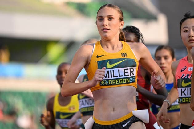 World Athletics U20 Championships Oregon 2026 EUGENE, UNITED STATES OF AMERICA - AUGUST 7, 2026 : Lera Miller (GER) competes during the World Athletics U20 Championships Oregon 2026 at Hayward Field on August 7, 2026 in Eugene, United States Of America. Copyright: xBEAUTIFULxSPORTS DecaxText&Bildx