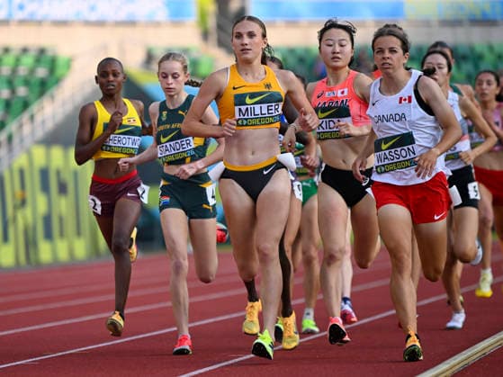 World Athletics U20 Championships Oregon 2026 EUGENE, UNITED STATES OF AMERICA - AUGUST 7, 2026 : Lera Miller (GER) competes during the World Athletics U20 Championships Oregon 2026 at Hayward Field on August 7, 2026 in Eugene, United States Of America. Copyright: xBEAUTIFULxSPORTS DecaxText&Bildx