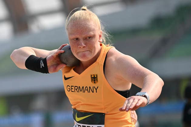 World Athletics U20 Championships Oregon 2026 EUGENE, UNITED STATES OF AMERICA - AUGUST 6, 2026 : Antonia Heberle (GER) competing in the shot put during the World Athletics U20 Championships Oregon 2026 at Hayward Field on August 6, 2026 in Eugene, United States Of America. Copyright: xBEAUTIFULxSPORTS DecaxText&Bildx