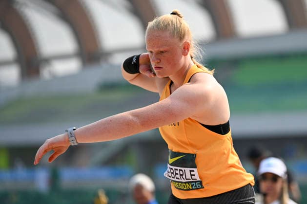 World Athletics U20 Championships Oregon 2026 EUGENE, UNITED STATES OF AMERICA - AUGUST 6, 2026 : Antonia Heberle (GER) competing in the shot put during the World Athletics U20 Championships Oregon 2026 at Hayward Field on August 6, 2026 in Eugene, United States Of America. Copyright: xBEAUTIFULxSPORTS DecaxText&Bildx