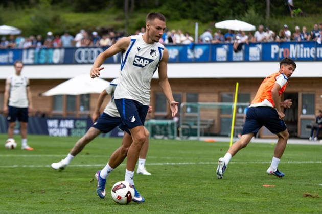 Tim Lemperle, (TSG Hoffenheim, 19), TSG Hoffenheim, Fussball, Trainingslager, Saison Vorbereitung, Saison 2026 2027, GER, 06.08.2026, Eibner-Pressefoto Andreas Ulmer TSG Hoffenheim, Fussball, Trainingslager, Saison Vorbereitung, Saison 2026 2027, GER, 06.08.2026, Copyright: xEibner-Pressefoto AndreasxUlmerx EP_AUR