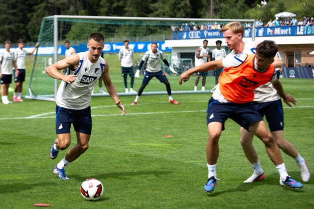 Tim Lemperle, (TSG Hoffenheim, 19), TSG Hoffenheim, Fussball, Trainingslager, Saison Vorbereitung, Saison 2026 2027, GER, 06.08.2026, Eibner-Pressefoto Andreas Ulmer TSG Hoffenheim, Fussball, Trainingslager, Saison Vorbereitung, Saison 2026 2027, GER, 06.08.2026, Copyright: xEibner-Pressefoto AndreasxUlmerx EP_AUR