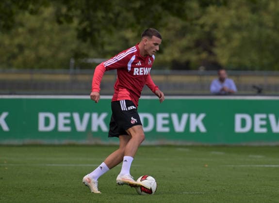 07.08.2026, xophax, Fussball 1.Bundesliga, 1.FC Koeln Training auf Platz 1 am Geissbockheim . Training der Profis vor dem Abendspiel gegen Real San Sebastian. Said El Mala ( 1.FC Köln ) . Kitzbühel