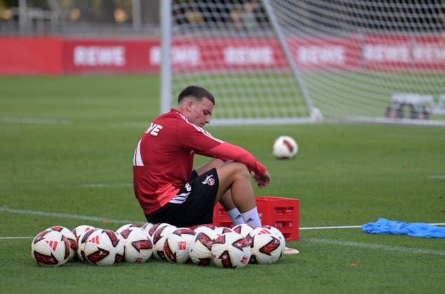 07.08.2026, xophax, Fussball 1.Bundesliga, 1.FC Koeln Training auf Platz 1 am Geissbockheim . Training der Profis vor dem Abendspiel gegen Real San Sebastian. Said El Mala ( 1.FC Köln ) Kitzbühel